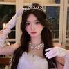 Princess Crown Dress Accessories Crown Happy Birthday Adult Headwear Pearl Necklace Muse Eighteen Headband