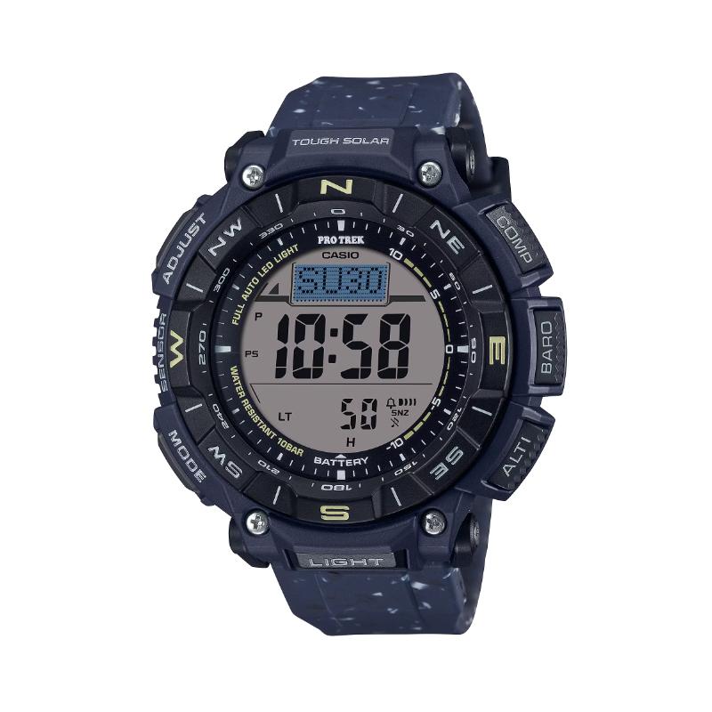 Casio Мужские часы PRO TREK Черные PRG340SC-2 PRG340SC-2