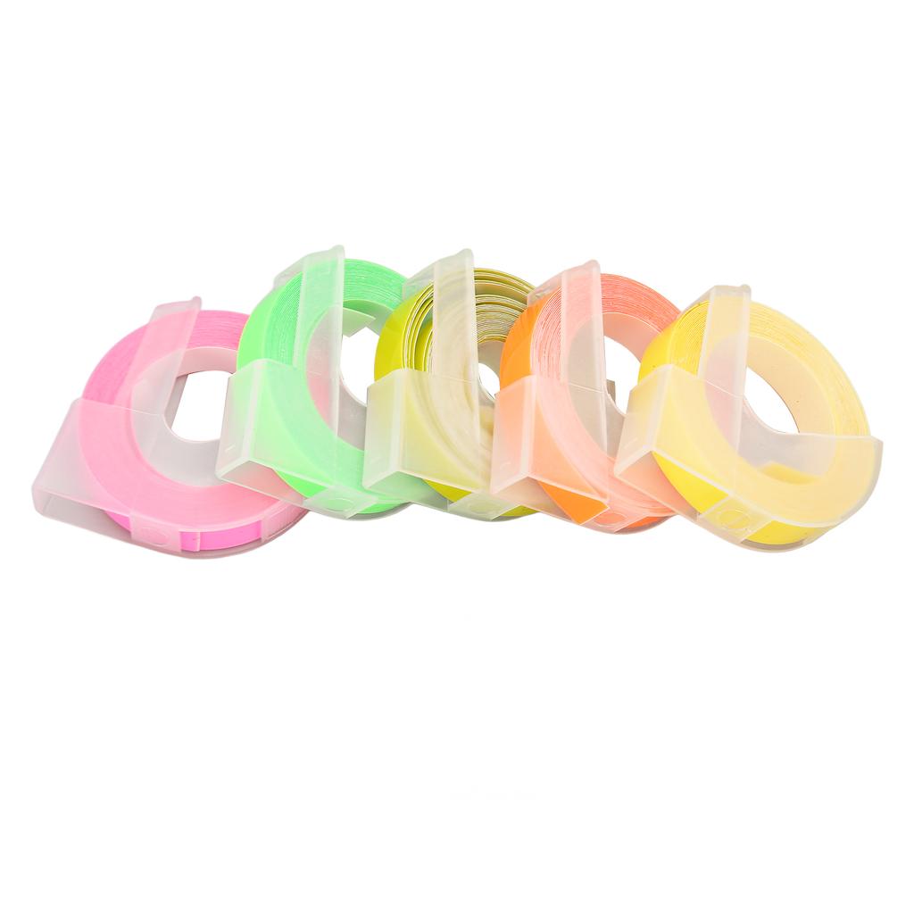 5 шт. 3D тисненые этикетки ленты самоклеящиеся тисненые этикетки для 12813 12814 1610 1540 153