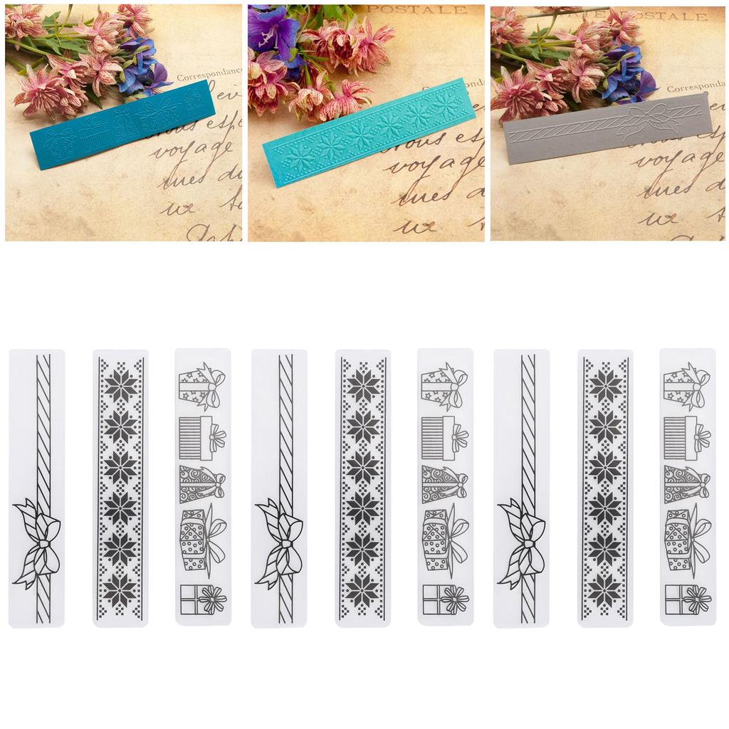 9 шт. Цветочная пластиковая папка для тиснения, бумажные украшения, шаблон для изготовления карточек, аксессуары