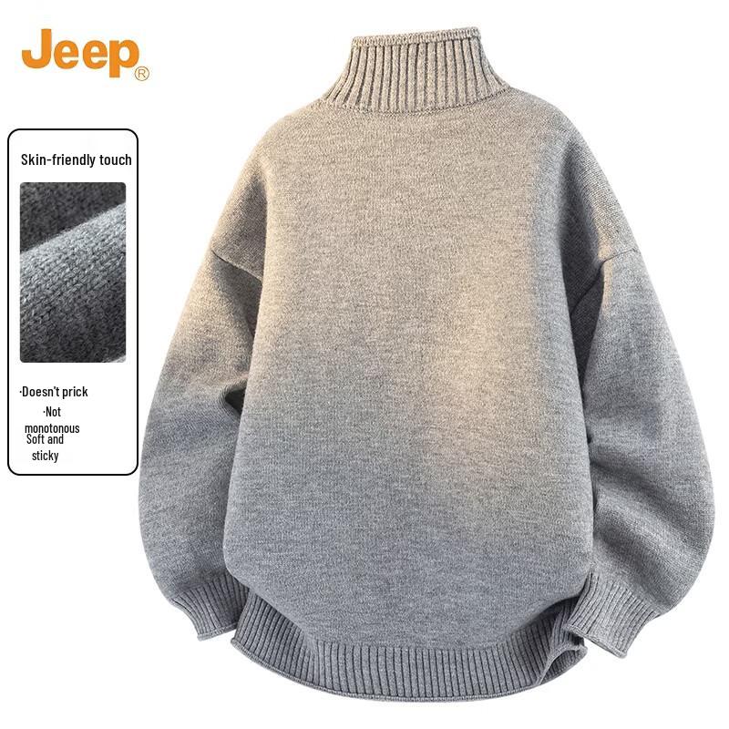 Jeep Мужской повседневный вязаный кардиган на молнии