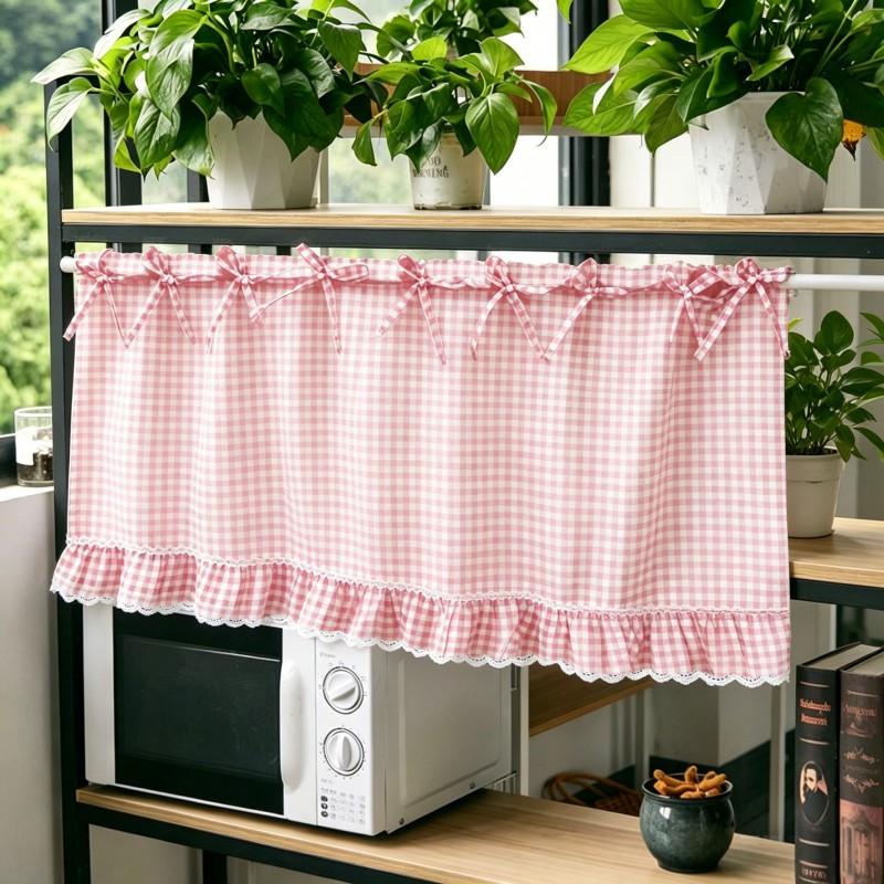 Multi-Color Plaid Curtains Bedroom Living Room Balcony Light Blocking Window Treatment