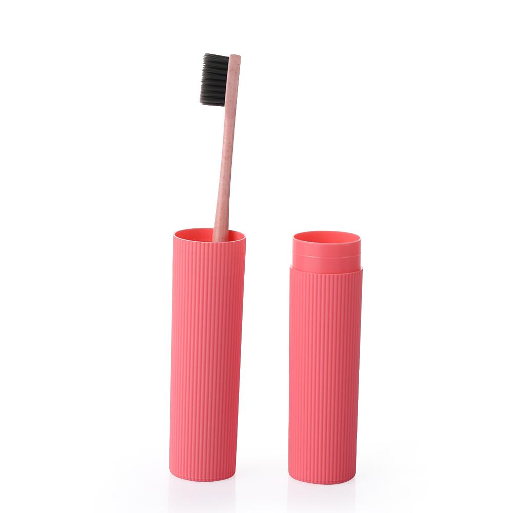 New Travel Portable Toothpaste Cylinder Case Storage Box Toothbrush Holder Plastic