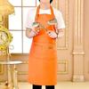 Canvas Aprons for Woman Men Kitchen Chef Work Apron for Grill Restaurant Bar Shop Cafes Beauty Nails Studios Uniform