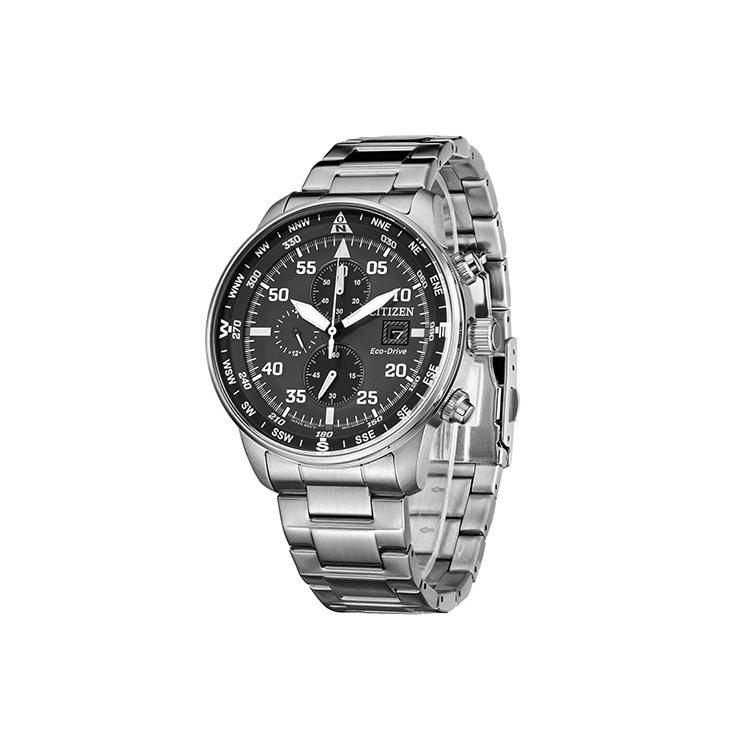 Citizen Коллекция Eco-Drive Часы на кварцевом механизме с питанием от света Ремешок из нержавеющей стали CA0690-88E