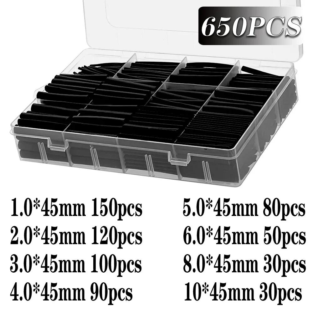 Heat-shrink Tubing Thermoresistant Tube Heat Shrink Wrapping Kit Electrical Connection Wire Cable Insulation Sleeved Protecter