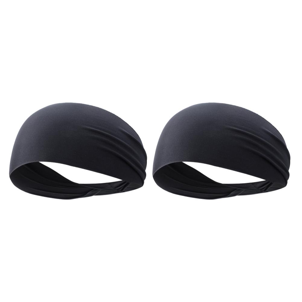 10-1pcs Elastic Headband Quick Dry Sweat Absorption Headdress Anti-slip Running Head Band Breathable for Yoga Running Biking