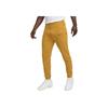 Nike Однотонные спортивные брюки средней талии с завязками на манжетах, мужские замшевые брюки золотистого цвета DX8822-727