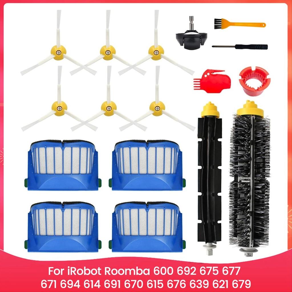 B15C Replacement Parts for IRobot Roomba 600 Series 692 675 677 671 694 614 691 670 615 676 639 621 679 Robotic Vacuum Parts