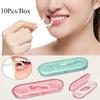 10 Pcs/box Mini Floss Toothpick Set Dustproof Interdental Brush Waterproof Teeth Flosser Stick  Home