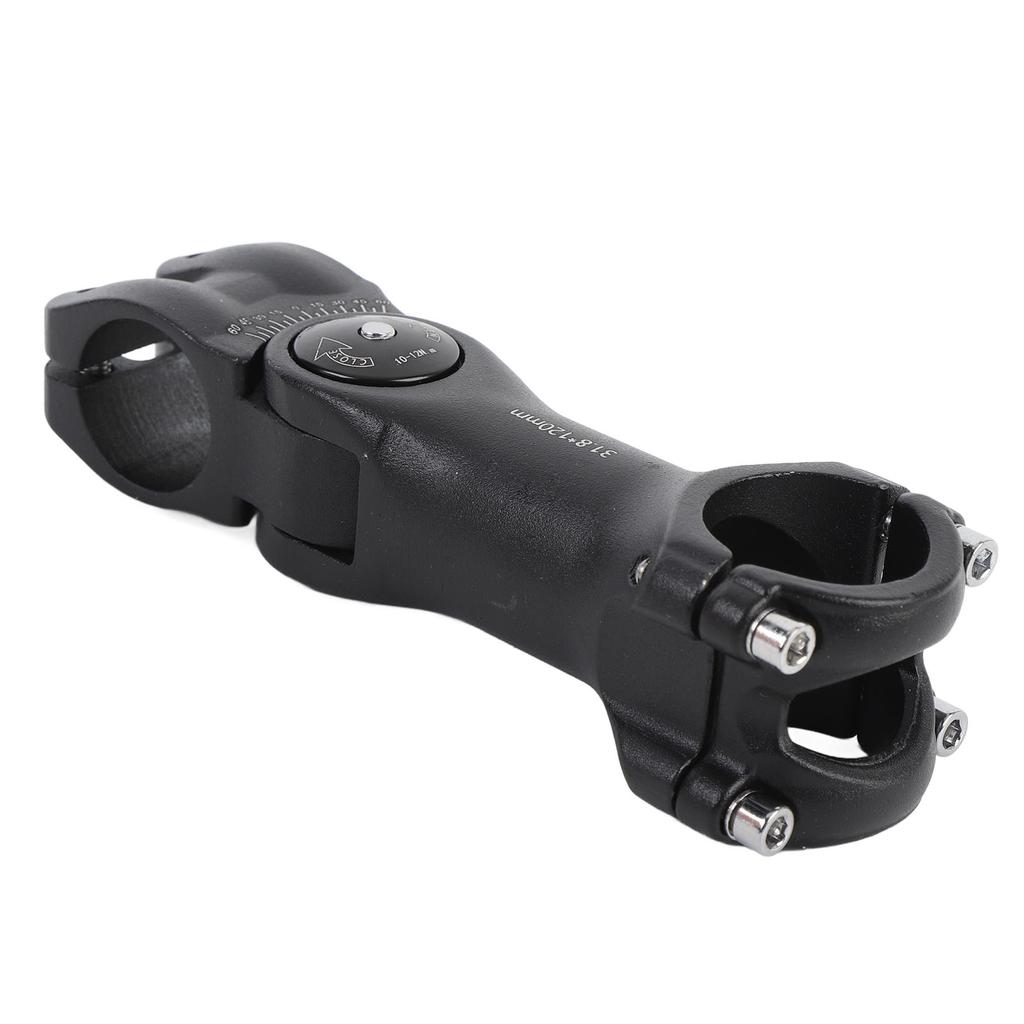 Cycle Stem 60 Degree Adjustable Aluminum Alloy Short Handlebar Stem 31.8mm 120mm for Mountain Cycle