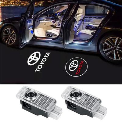 Toyota HD Свет приветствия в двери автомобиля Светодиодный проектор Лампа Аксессуары Для Toyota Corolla Yaris Aygo Prius Camry Auris Avensis 4Runner