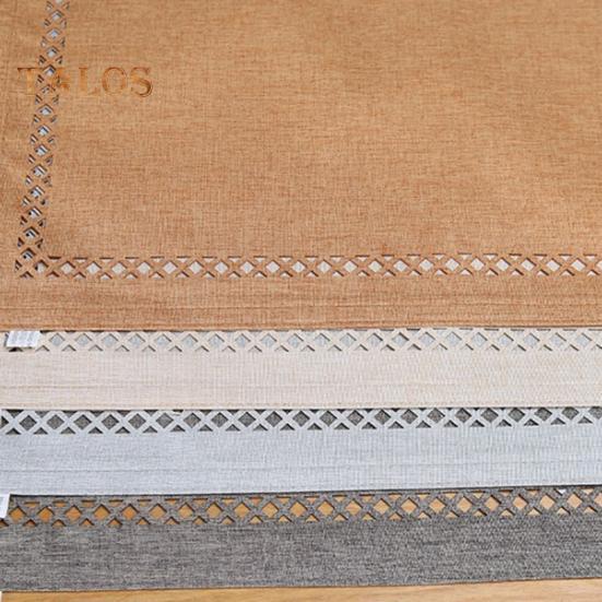 Водонепроницаемый коврик под приборы, геометрический, с выемкой, квадратной формы, утолщенный, термостойкий, нескользящий, для вечеринок, свадеб, банкетов, украшения стола, обеденного кухонного коврика