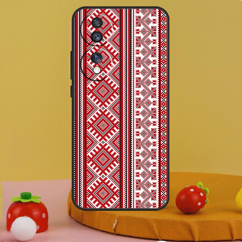 Чехол с узором-орнаментом Украины для Honor 200 Pro X9a X9c X8a X7a X6a X7 X8 X9 X8b X9b 50 70 90 Magic 5 6 Lite