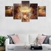 5 Pieces Modern Canvas Painting Wall Art Picture Home Decoration Japan Anime Attack On Titan Posters Print Artwork Wall Decor