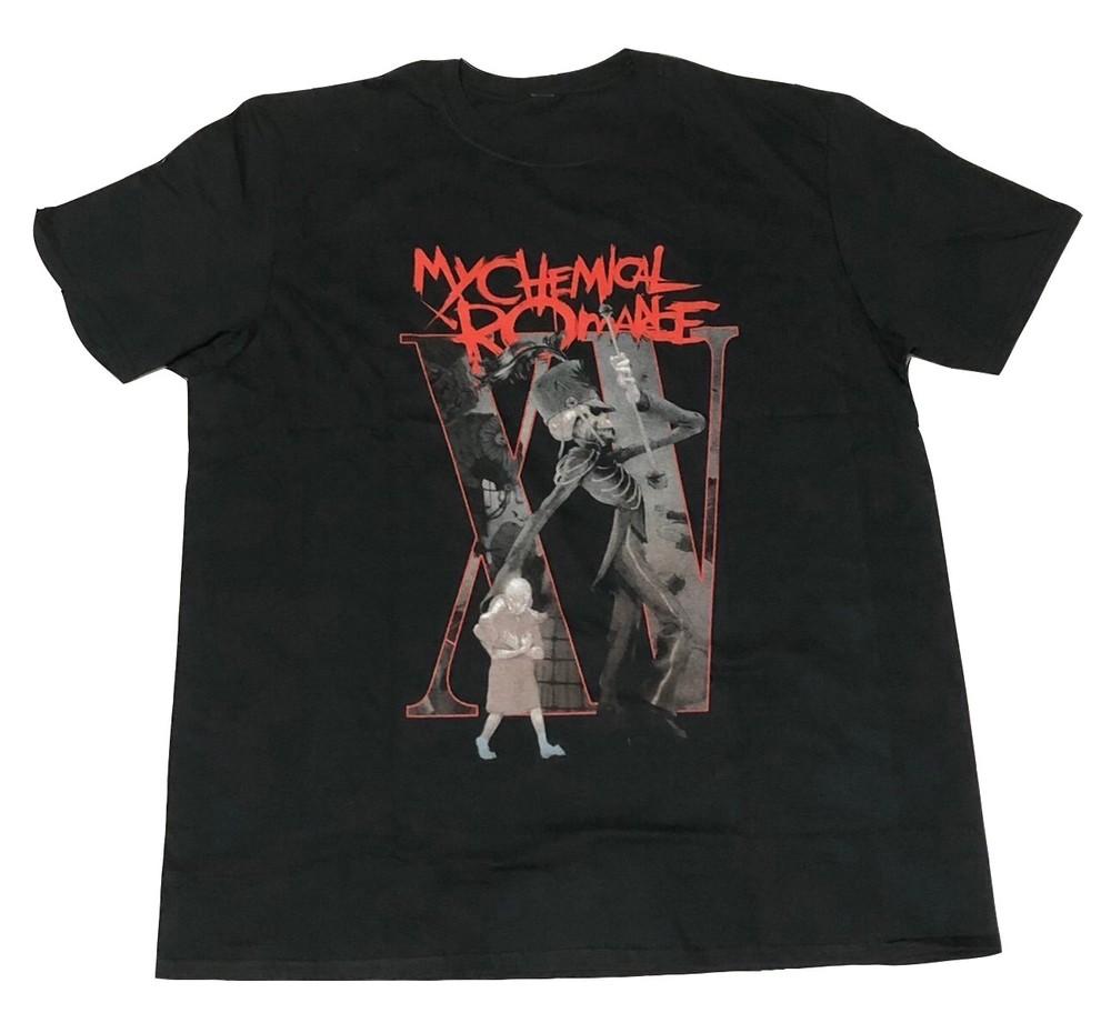 НОВАЯ футболка My Chemical Romance XV Parade Fill Унисекс Размер S-5XL Репринт Унисекс Футболка