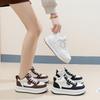 Черно-белые туфли с пандой весна 2025 новые белые туфли универсальные толстые подошвы увеличивающие рост повседневные туфли для девочек XY688