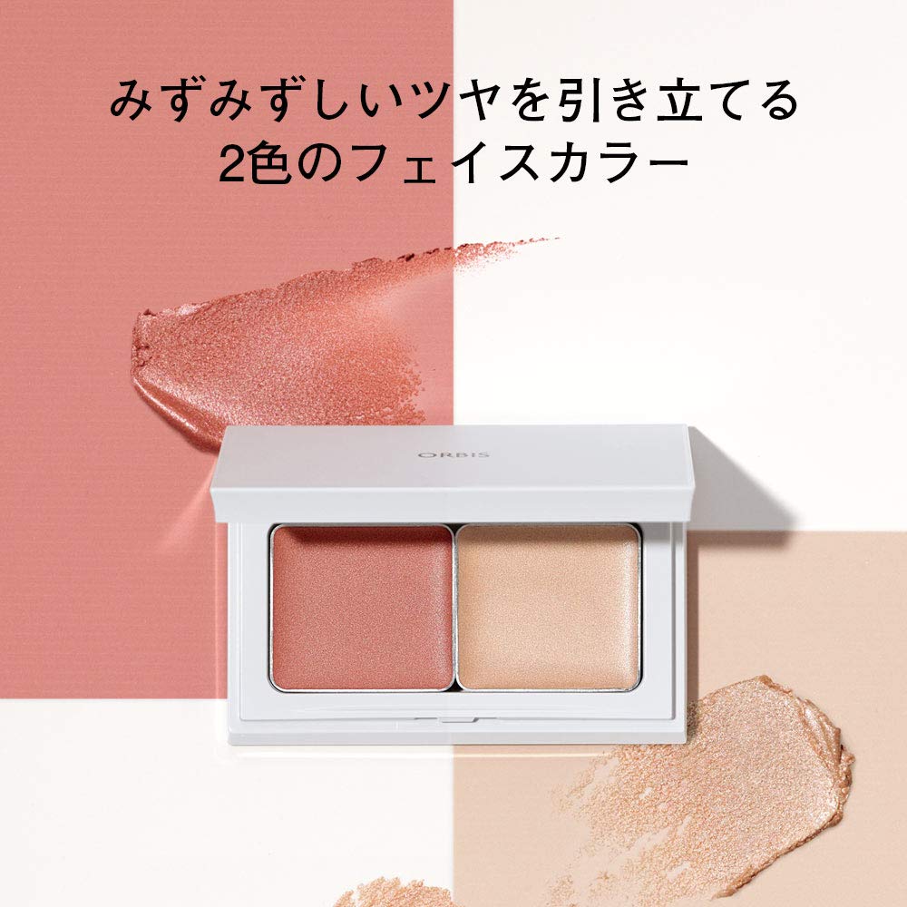ORBIS Glow Skin Compact Base Highlighter 34 grams Cheek & (x 1)