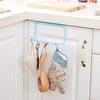 1PC Plastic Hanging Holder Towel Rack Multifunction Cupboard Cabinet Door Back Kitchen Accessories Home Storage Organizer