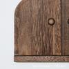 Rustic Style Solid Wood Switch Cover Double Door Design Switch Protector  Living Room