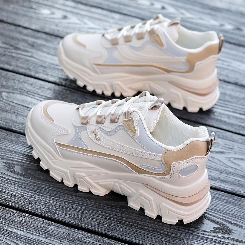 Spring and Autumn New Running Shoes Ins Tide Women's Shoes Fashion Female Students Casual Sports Shoes Fashion Board Shoes Tide