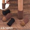 4Pcs Knitted Chair Leg Socks Furniture Table Feet Leg Floor Protectors Covers Floor Protection Pads