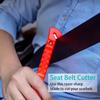 1PC Basics Emergency Seat Belt Cutter and Window Hammer Tool, Car Accessories