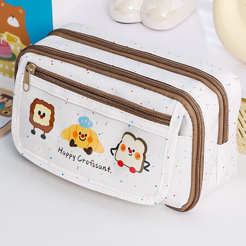 Пенал для девочек Capybara: Вместительный, стильный дизайн для учеников начальной и средней школы.