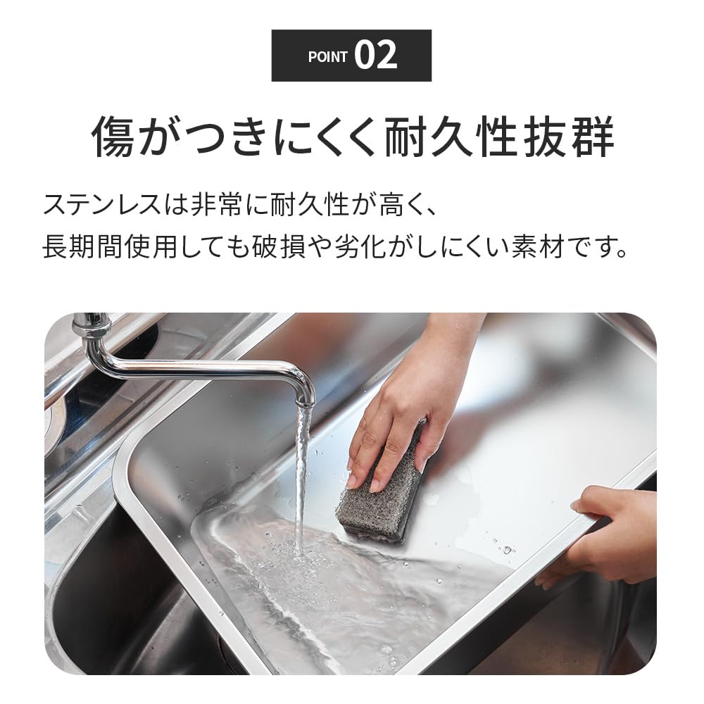 Туалет для кошек из нержавеющей стали M Серый туалет для кошек из нержавеющей стали Чистый Простой Прочный Предотвращение рассеивания Размеры Ширина 50 см x Глубина 35 см x Высота