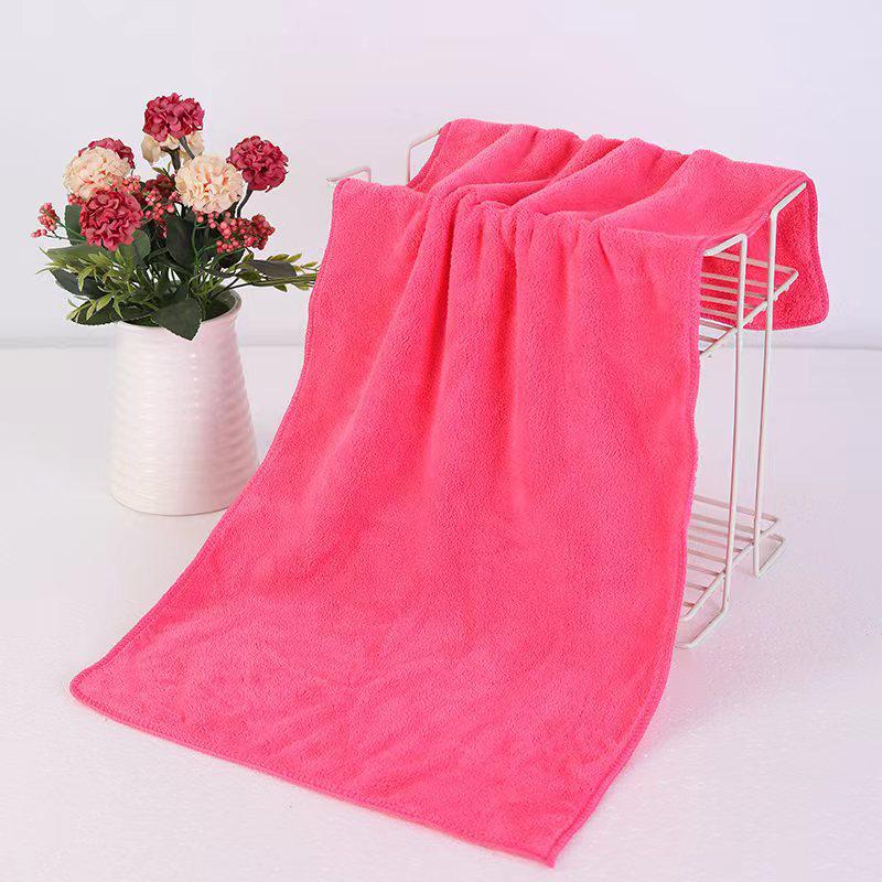 Быстросохнущее полотенце из кораллового флиса без ворса - Впитывающее полотенце для лица и волос, Идеально для домашнего использования или в качестве подарка