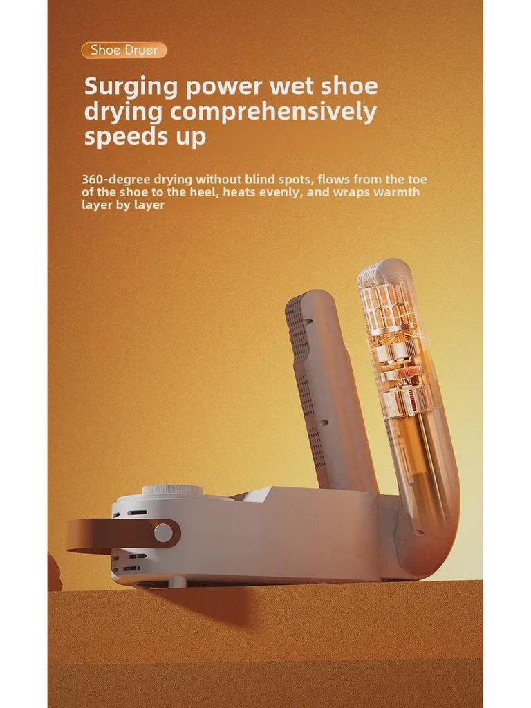 Foldable Shoe Dryer with Blue Light Dehumidification – Portable and Intelligent Drying Solution.
