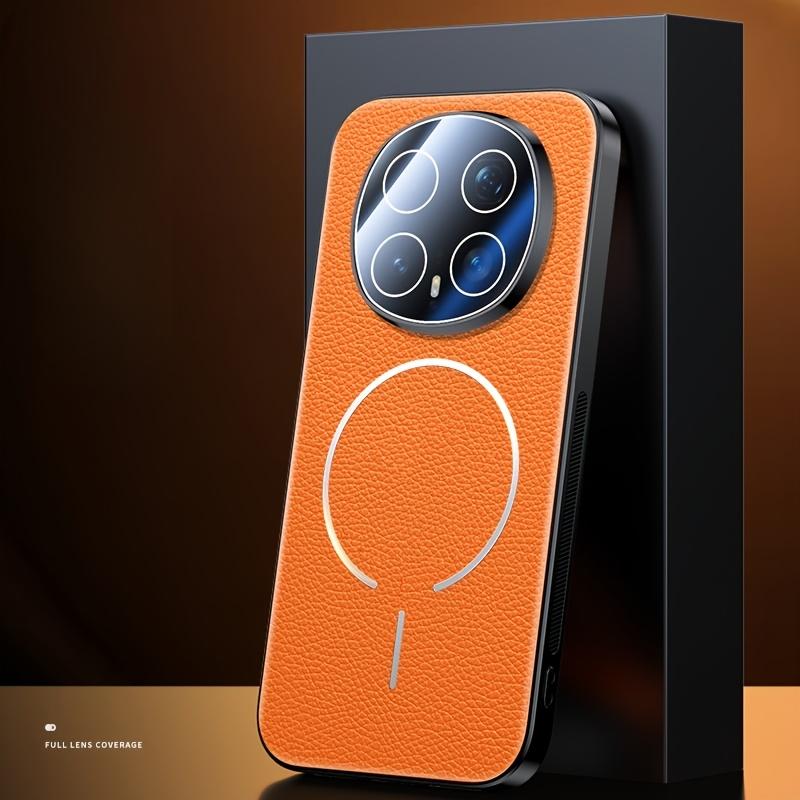 Высококачественная роскошная кожа с текстурой личи для чехла MagSafe для Honor Magic 8 Pro 8 Магнитная беспроводная зарядка Защита камеры Противоударный чехол Funda