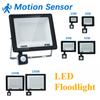 LED Flood Light PIR Motion Sensor 10W 20W 30W 50W 100W 150W AC220V IP66 Waterproof Spotlight Street Floodlight Outdoor