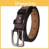 Stylish Leather Belt With Pin Closure Design For Daily Office And Style Casual