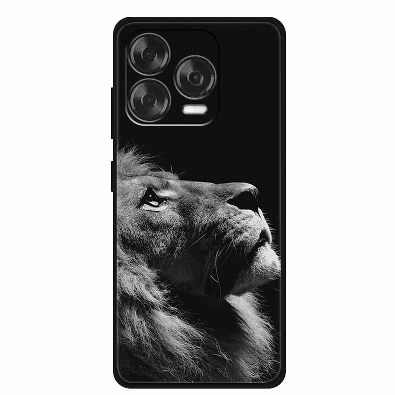 Для ZTE Nubia V70 Дизайнерский Чехол Чехол для Телефона Волк Лев Черный Силикон Мягкая Задняя Крышка Для ZTE Blade V70 Vita Чехол V 70 Vita Coque