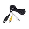 Game Audio Video Composite Cable A/V Cable Universal AV Stereo RCA Connection Cord Video