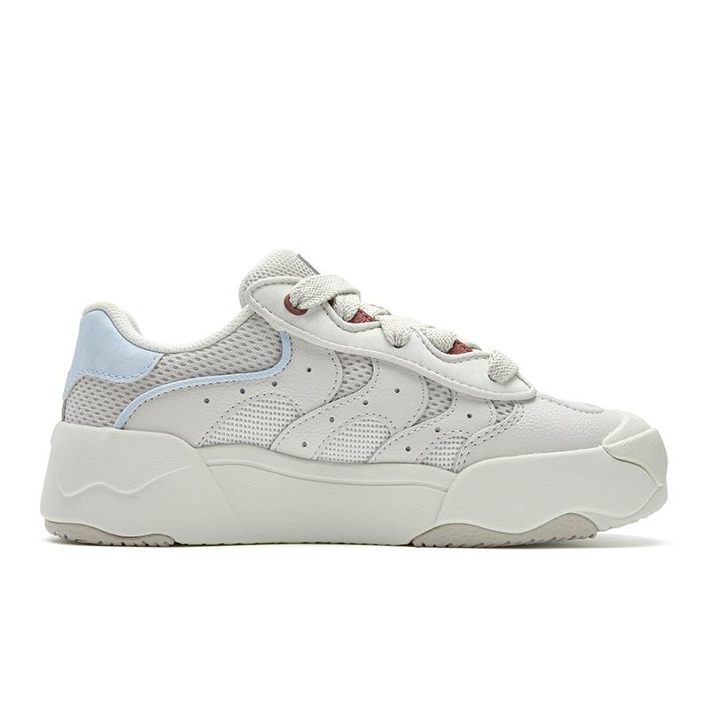 FILA OMELETTE Skateboard Shoes Women's Low top Bright Gray/Ice Cream Green F12W542208FLI