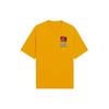 Li-Ning X Marvel Spider-Man Cartoon Print Short Sleeve T-Shirt Unisex Tops Citrus-Yellow AHSSB89-2