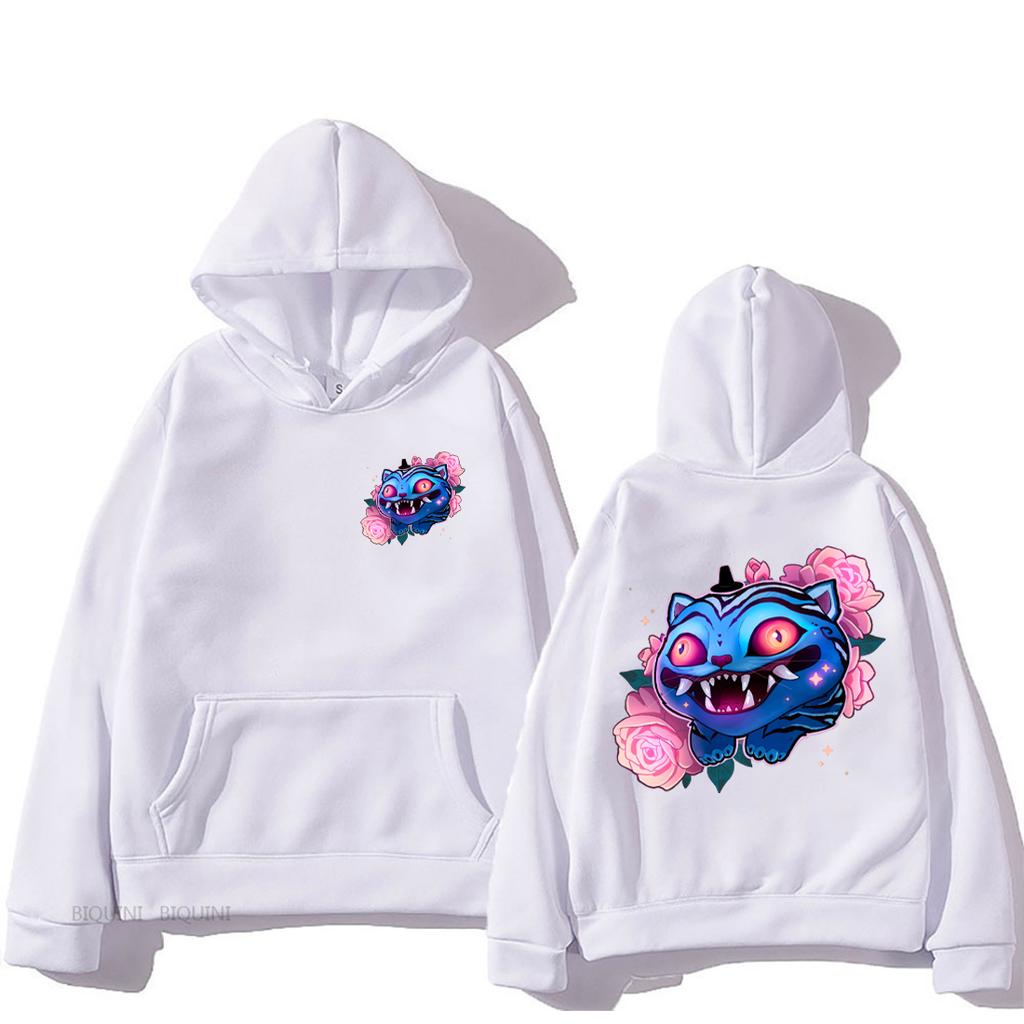 K-pop Дьявол Охотник Нелепый Тигр Толстовка Мужская и Женская Ретро С длинным рукавом Свитшот Флис Модная Теплая Толстовка