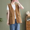 Жилет женский весенне-летний жилет верхняя одежда свободный тонкий повседневный жилет куртка без рукавов