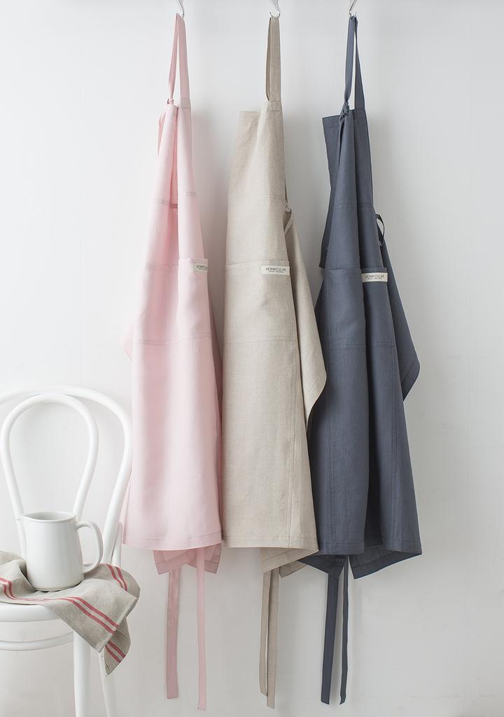 Vermicular Фартук из органического льна Sakura Sakurazome 100% (Сакура Окрашенная)