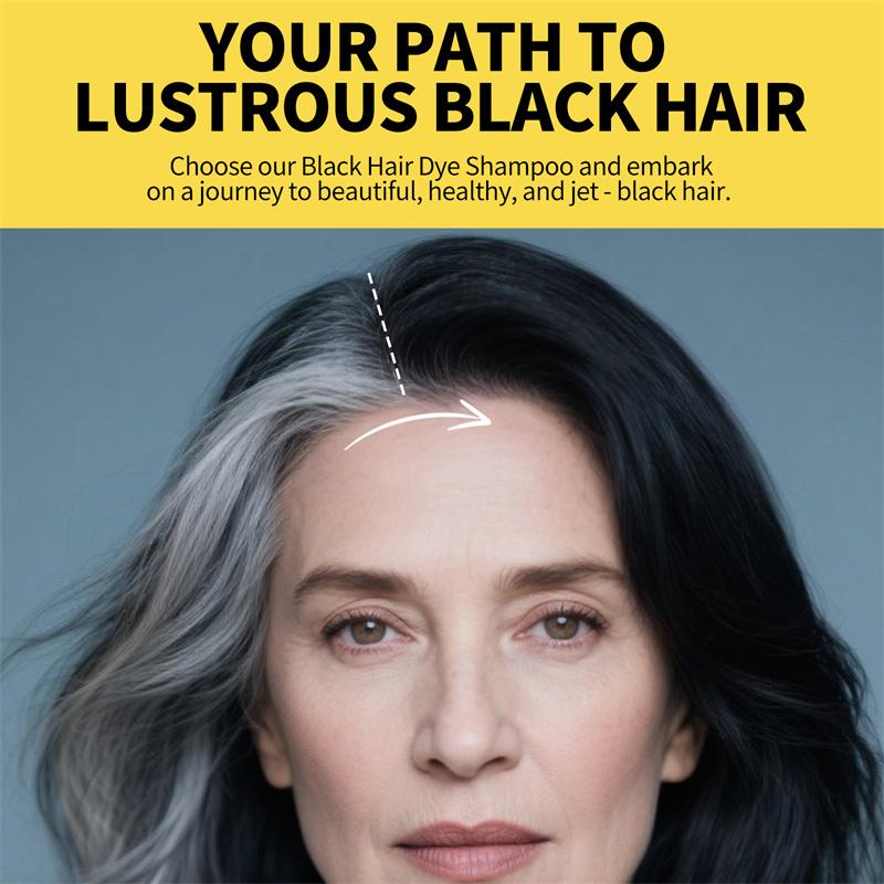 3 в 1 Растительная Здоровая Краска для Волос 500 мл SEVICH Шампунь-Краска для Волос Черного Цвета для Мужчин и Женщин Растительный Мгновенный Цвет Шампунь Имбирь Черная Краска для Волос