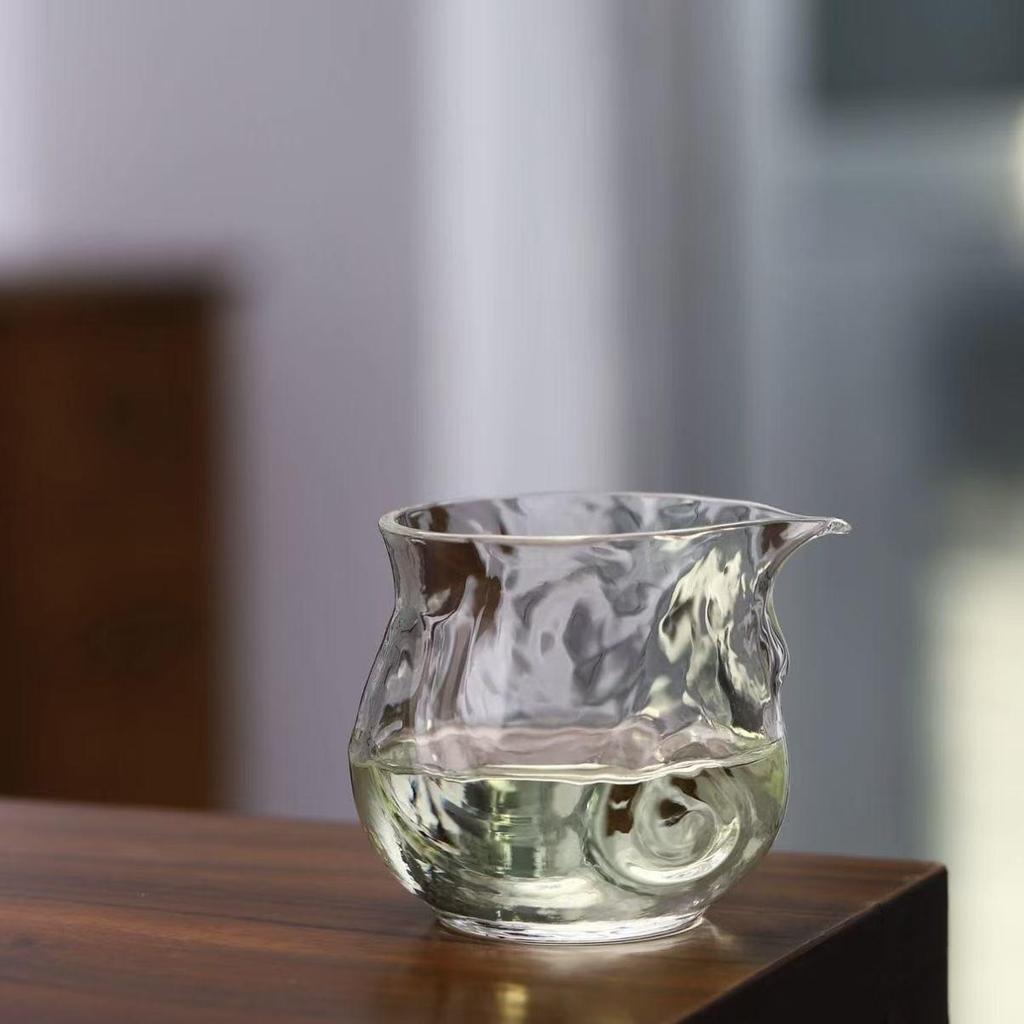 Чайный диспенсер из высокоборосиликатного термостойкого стекла, Большая емкость, Чаша справедливости «Золотая цикада»