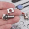 Комплект болтов и гаек для клемм аккумулятора мотоцикла M6 из нержавеющей стали. Универсальная замена для скутера, квадроцикла, питбайка. Ремонт своими руками.