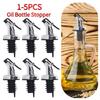 1-5 шт. пробка для бутылки с маслом, оливковым маслом, уксусом, вином, диспенсер с герметичным колпачком, резиновый фиксатор, пробка-уплотнитель, пищевая пластиковая насадка