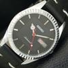 ОТРЕМОНТИРОВАННЫЕ МУЖСКИЕ ВИНТАЖНЫЕ ЧАСЫ SEIKO AUTOMATIC 6309A ЯПОНИЯ ЧЕРНЫЙ ЦИФЕРБЛАТ a443155-1