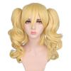 Women Party Cosplay Wigs Anime Citrus Aihara Yuzu Yellow Ponytails Wig Cosplay Costume Heat Resistant Synthetic Hair