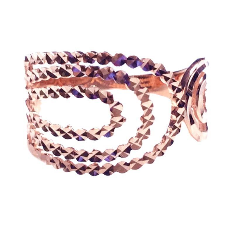 Россия 585 Пурпурное Золото Роскошное Полое Кольцо с Цветами Автомобиля Покрытое Цветом Розового Золота Золотое Ретро Кольцо Тренд