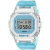 Baby G Baby G блестящий циферблат X скелетонированный ремешок синий bGd 565Gc 2jf