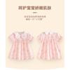 Baby Girls Short Sleeve Dress Sweet Doll Collar Princess Toddler 1-3 Years